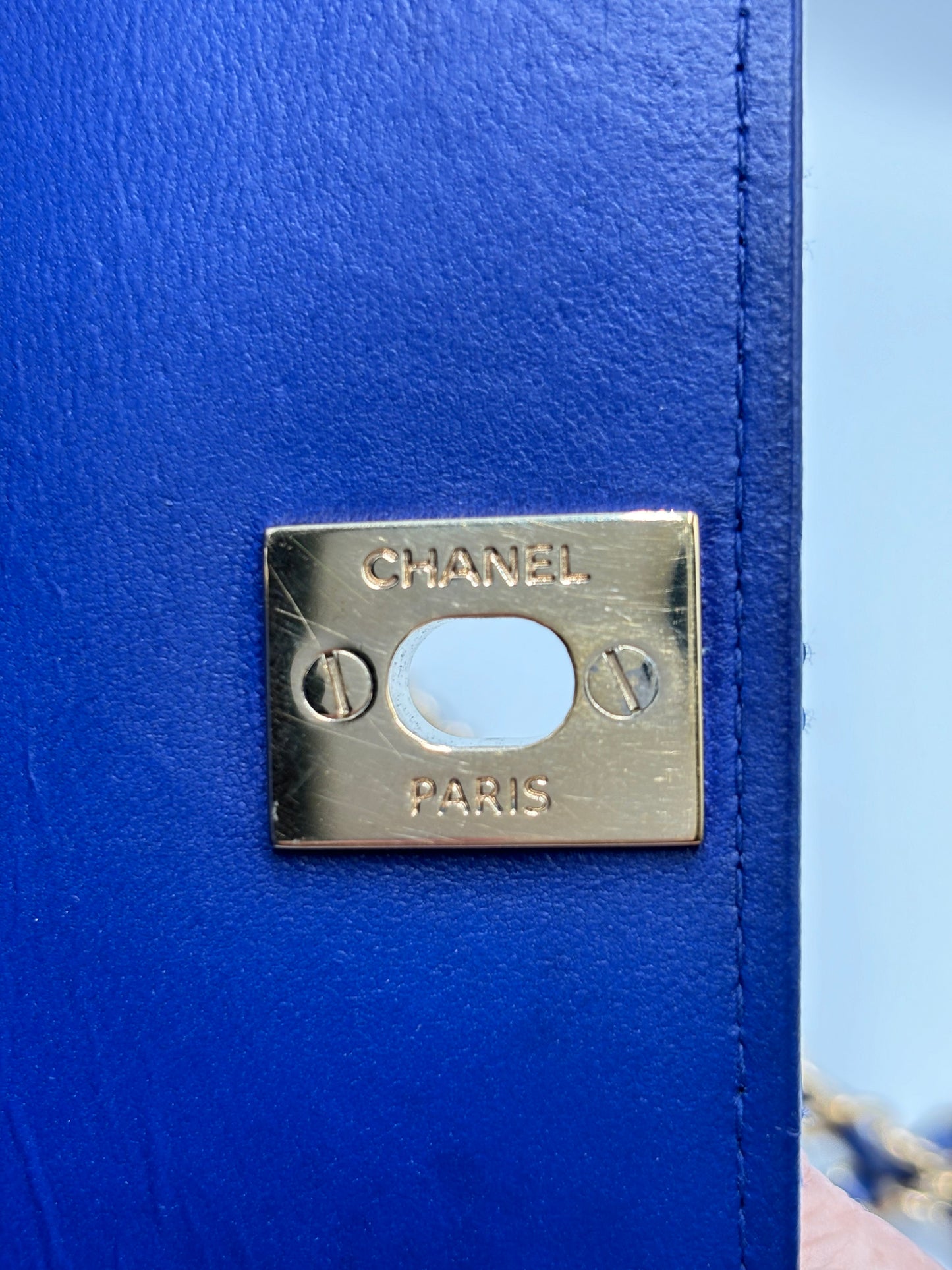Chanel patent single flap