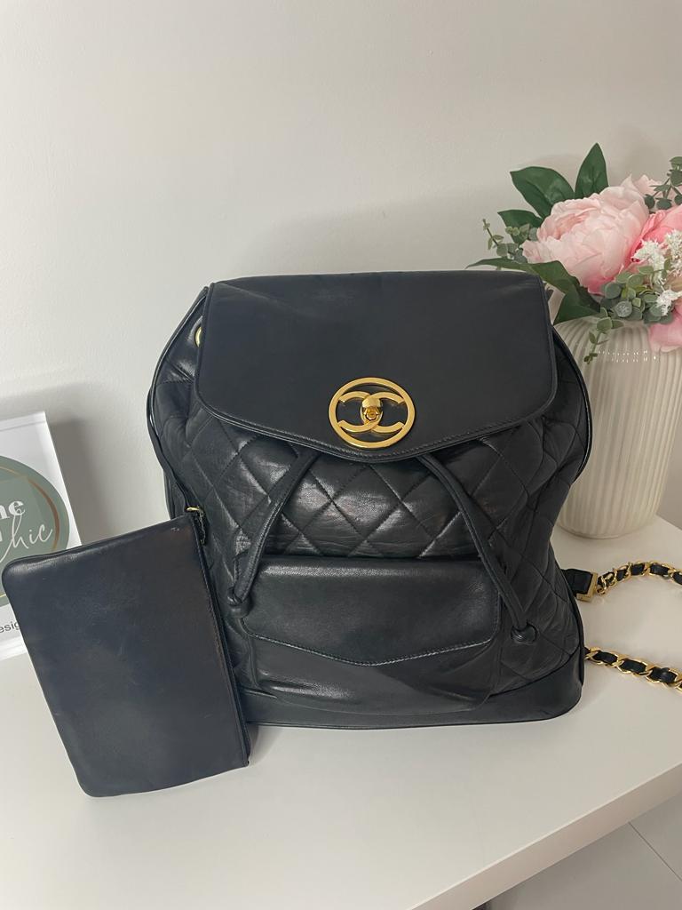 Chanel Lambskin Leather Backpack